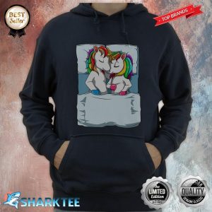 Cute Sleeping Unicorn Family This Is My Official Napping Premium Hoodie