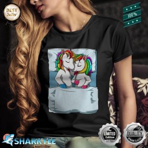 Cute Sleeping Unicorn Family This Is My Official Napping Premium Shirt
