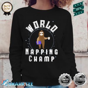 Everyday World Napping Champ Sloth Pajamas Sweatshirt