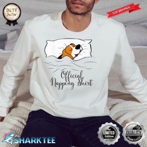 Womens Funny Sleeping Lazy Beagle Pyjamas Cute Official Napping Sweatshirt