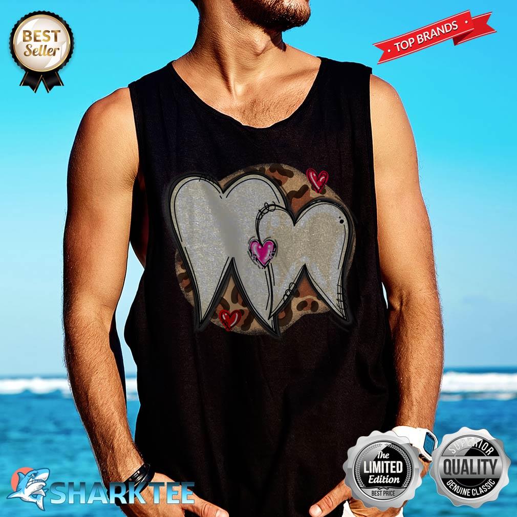 Dental Life Happy Valentine's Day Funny Tooth Hearts Dentist Tank-top