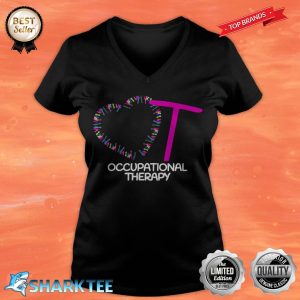 Heart OT Occupational Therapy Therapist Assistant V-neck