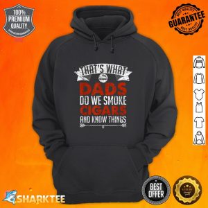 Funny Cigar Smoker Dad Fathers Day Premium Gift hoodie