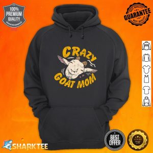 Funny Crazy Goat Mom Goat Mother Premium hoodie