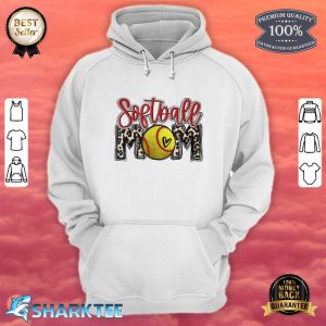 Leopard Softball Mom Softball Game Day Vibes Mothers Day hoodie
