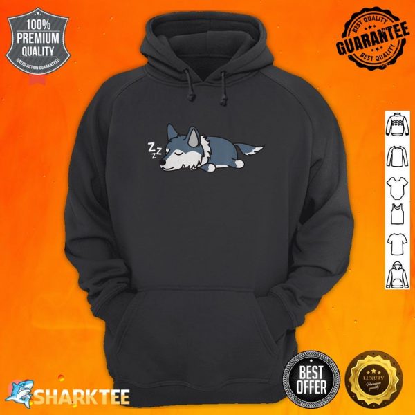 Cute Funny Napping Wolf Animal Love Wolves hoodie