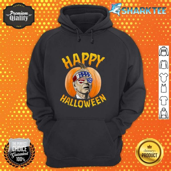 Funny Joe Biden Pumpkin Happy Halloween Confused 4th Of July hoodie