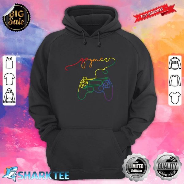 Gaymer LGBT Pride Video Game Lovers Gamepad hoodie