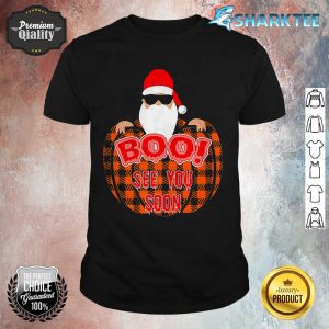 Halloween Santa Boo See You Soon shirt