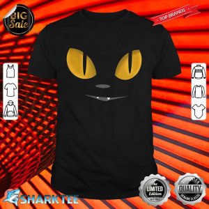 Happy Halloween Cat Eyes Spooky Scary Cat Face shirt