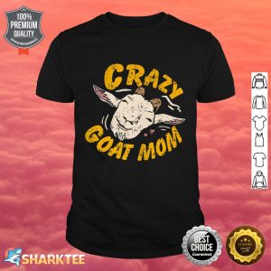 Funny Crazy Goat Mom Goat Mother Premium shirt