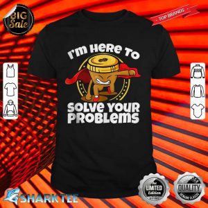 Peanut Butter Solve Your Problems Funny Super Hero Costume shirt