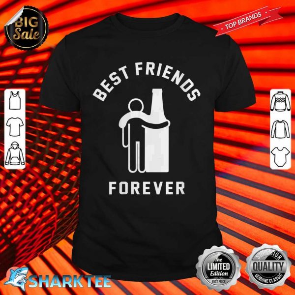 Womens Best Friends Forever I Love Beer Funny Beer shirt