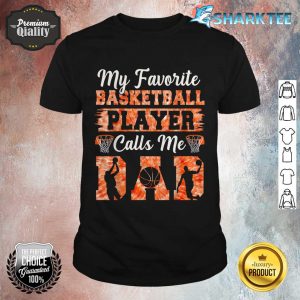 Funny My Favorite Basketball Player Call Me Dad Father's Day shirt