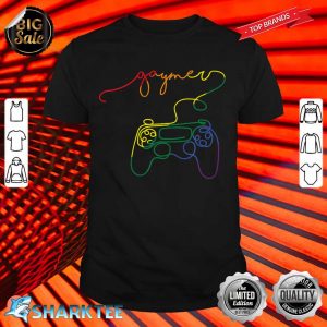 Gaymer LGBT Pride Video Game Lovers Gamepad shirt