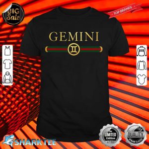 Gemini Zodiac May June Birthday Graphic Art shirt