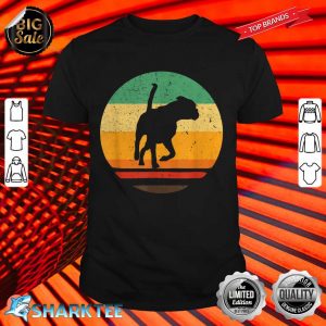 German Boxer Dog Or Puppy Owner Cool Retro Distressed shirt
