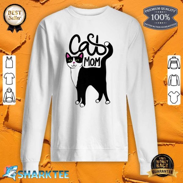 Tuxedo Cat Mom Cute Premium sweatshirt