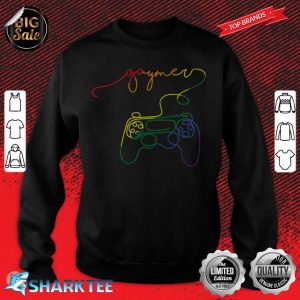 Gaymer LGBT Pride Video Game Lovers Gamepad sweatshirt