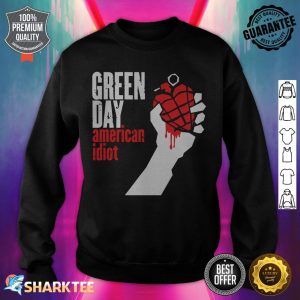 Green Day American Idiot Heart sweatshirt