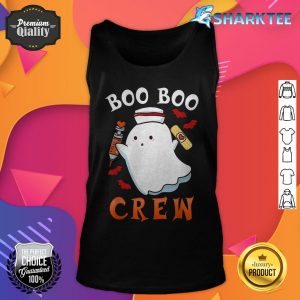 Halloween Nurse Boo Boo Crew tank top