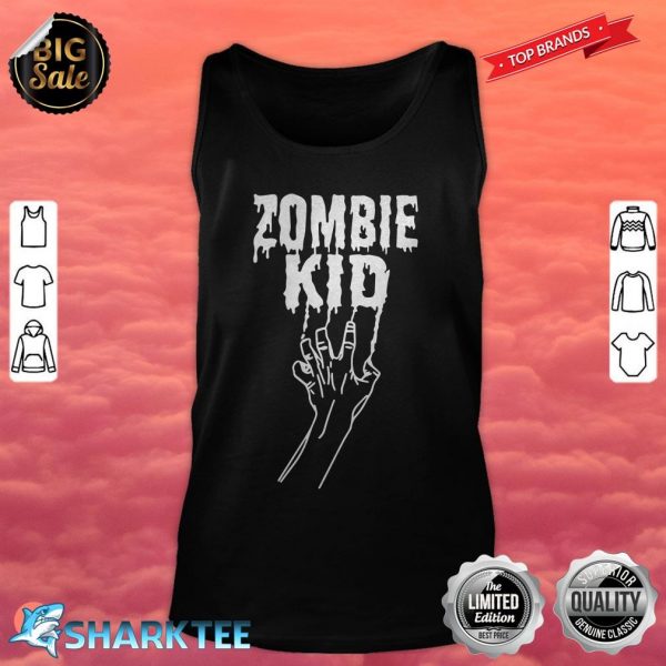 Hand Zombie Kid Halloween tank top
