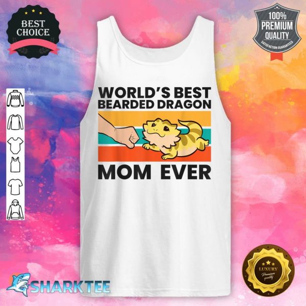 Bearded Dragon Mom World's Best Bearded Dragon Mom tank top
