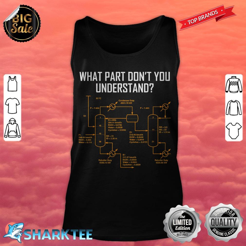 What Part Of Don't You Understand Shirt Science tank top
