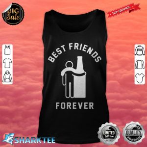 Womens Best Friends Forever I Love Beer Funny Beer tank top