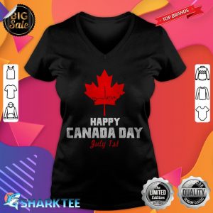 Happy Canada Day July 1st 2022 v-neck