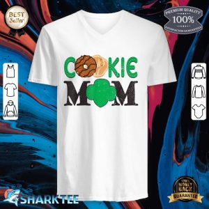Scout Cookie Mom Girl Troop Leader Family Matching v-neck