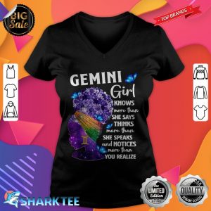 Gemini Queen Sweet As Candy Birthday v-neck