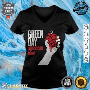 Green Day American Idiot Heart v-neck