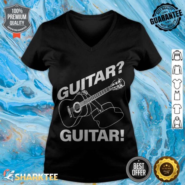 Guitarist Musician Acoustic Guitar Player Music v-neck