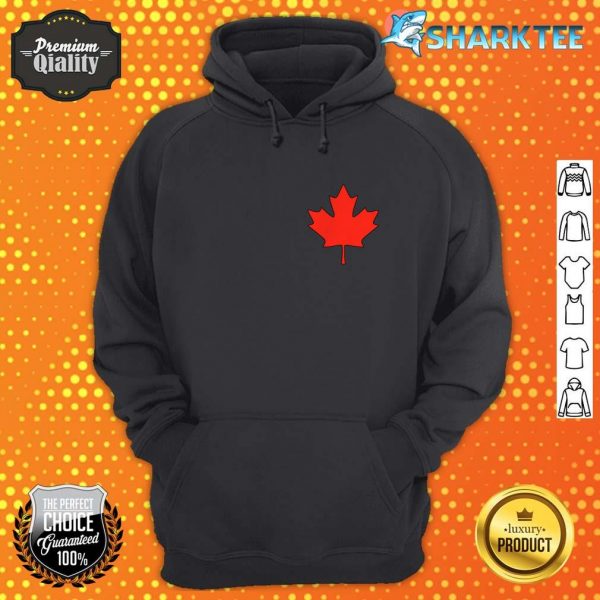 Canada Day Party Supplies Maple Leaf Canadian Flag Heart hoodie