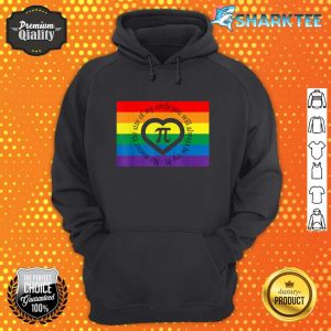 Pi Day 3.14 Pride Flag Math Quote Pun hoodie