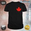 Canada Day Party Supplies Maple Leaf Canadian Flag Heart shirt