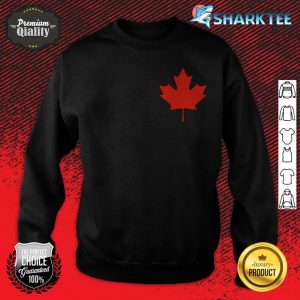 Canada Day Party Supplies Maple Leaf Canadian Flag Heart sweatshirt