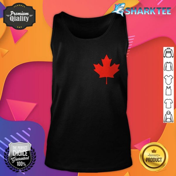 Canada Day Party Supplies Maple Leaf Canadian Flag Heart tank top