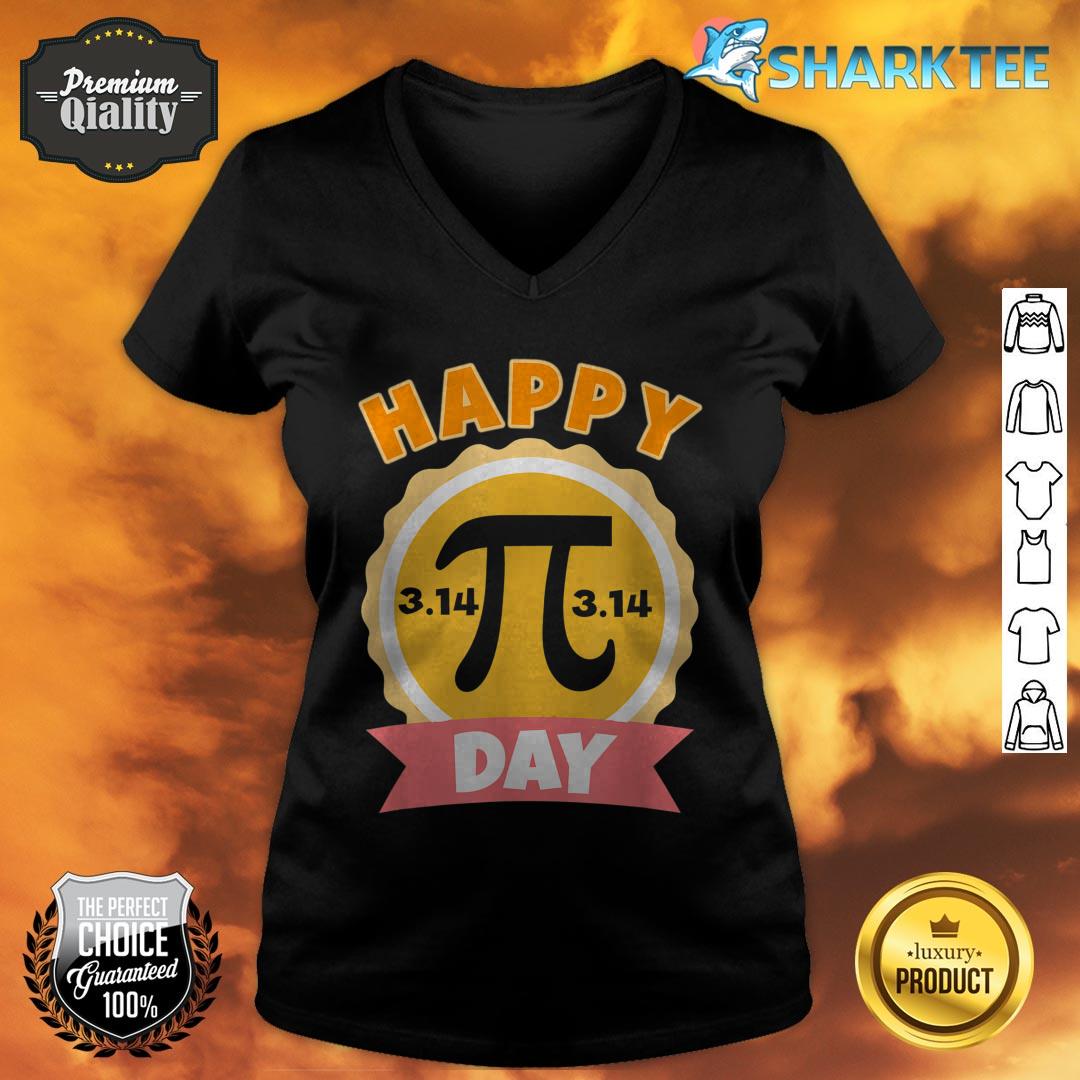 Math Teacher Happy Pi Day 3.14 Pi Student Professor v-neck