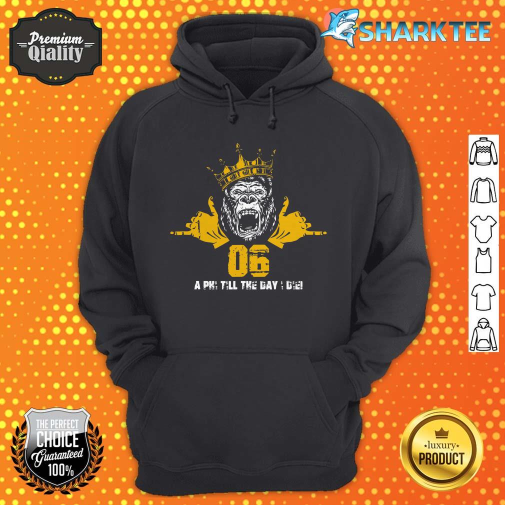 Alpha African 1906 Fraternity Hand Sign Ape Crown Hoodie