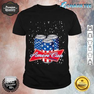 Ameri Can 4th Of July Independence Day USA Flag Shirt