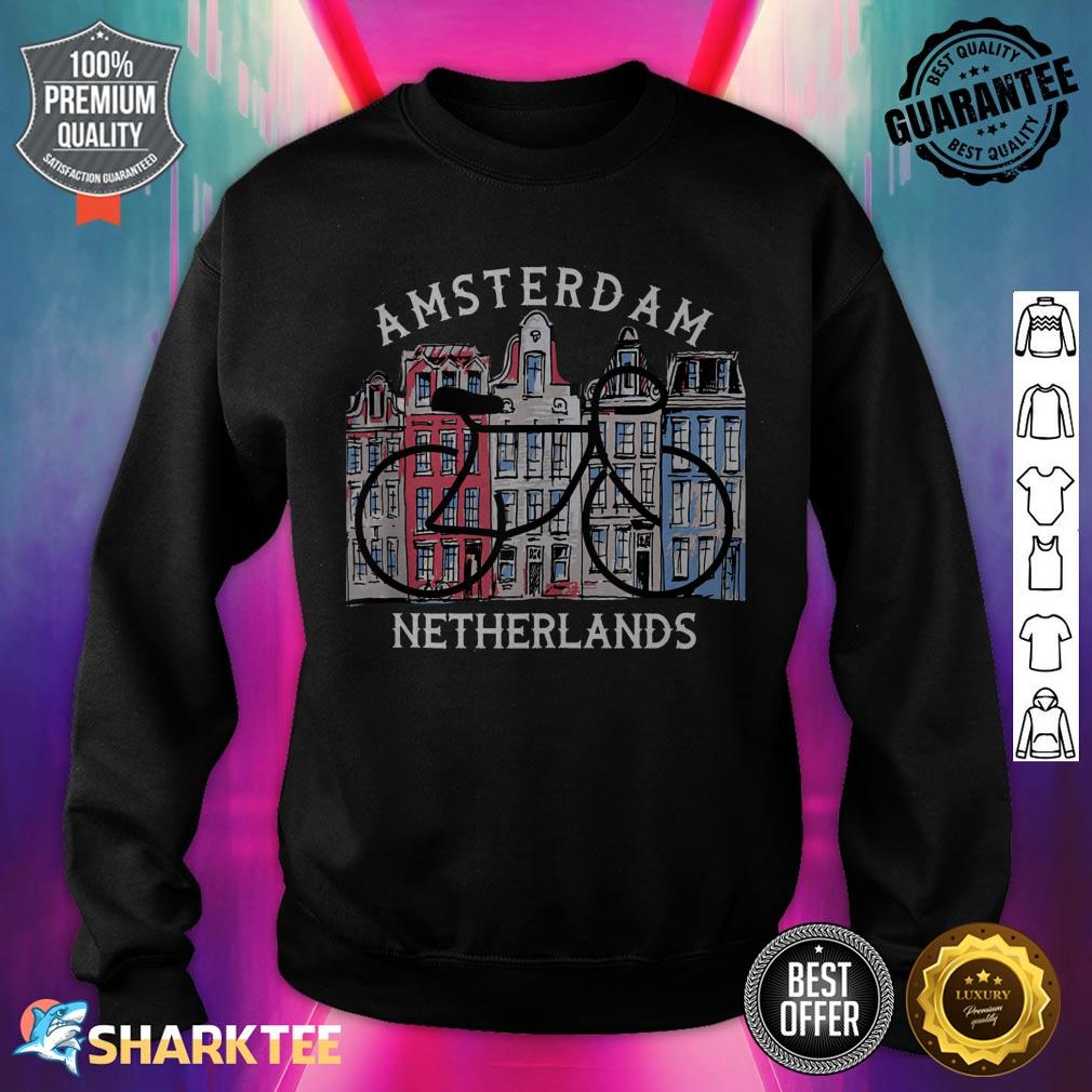 Amsterdam Netherlands Bicycle LA Sweatshirt